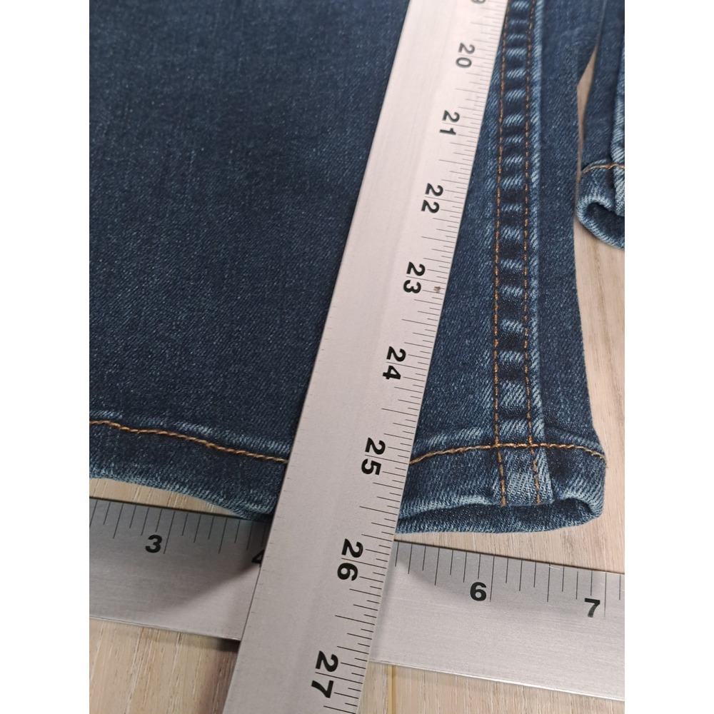 Wrangler Boys Flex‎ Regular Fit Straight Leg Jeans Dark Wash Size 12 Regular - Picture 4 of 5